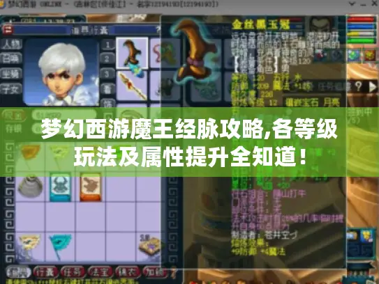 梦幻西游魔王经脉攻略,各等级玩法及属性提升全知道！