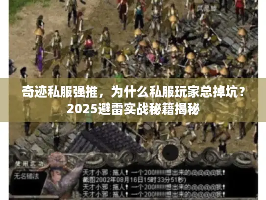 奇迹私服强推，为什么私服玩家总掉坑？2025避雷实战秘籍揭秘