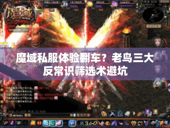 魔域私服体验翻车?老鸟三大反常识筛选术避坑 魔域私服体验翻车?老鸟三大反常识筛选术避坑