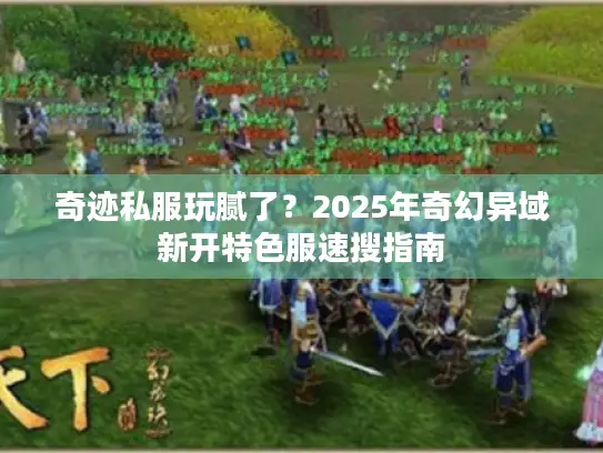奇迹私服玩腻了？2025年奇幻异域新开特色服速搜指南