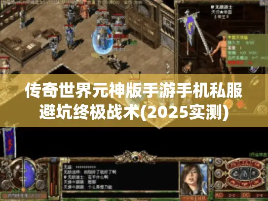 传奇世界元神版手游手机私服避坑终极战术(2025实测)
