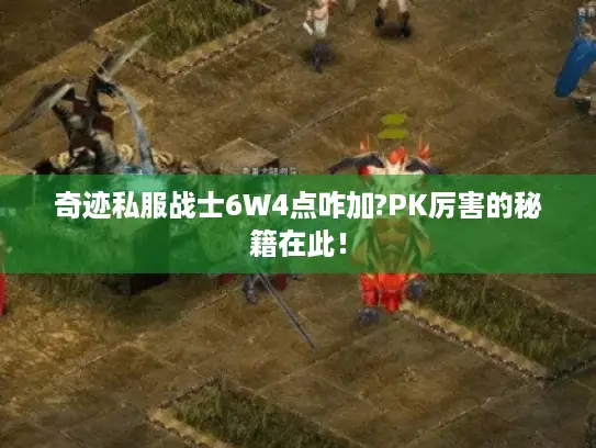奇迹私服战士6W4点咋加?PK厉害的秘籍在此！