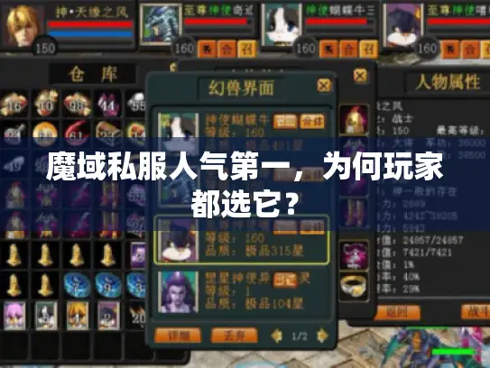 魔域私服人气第一，为何玩家都选它？