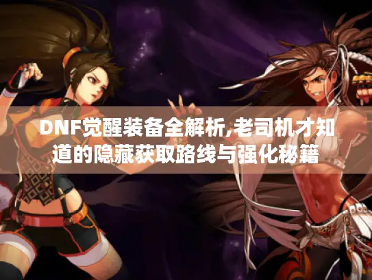 DNF觉醒装备全解析,老司机才知道的隐藏获取路线与强化秘籍