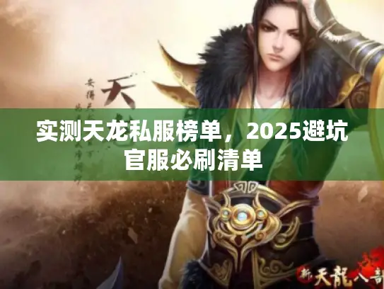 实测天龙私服榜单，2025避坑官服必刷清单
