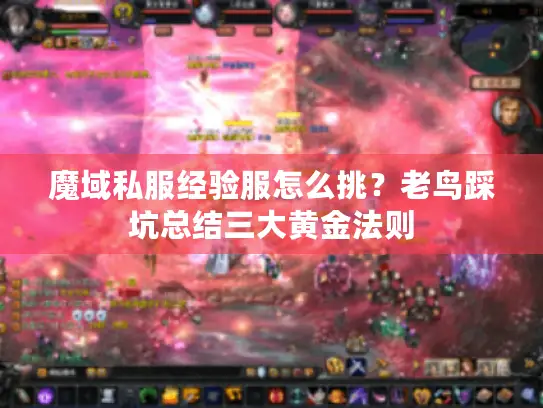 魔域私服经验服怎么挑?老鸟踩坑总结三大黄金法则 魔域私服经验服怎么挑?老鸟踩坑总结三大黄金法则