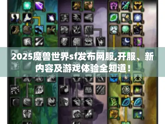 2025魔兽世界sf发布网服,开服、新内容及游戏体验全知道！