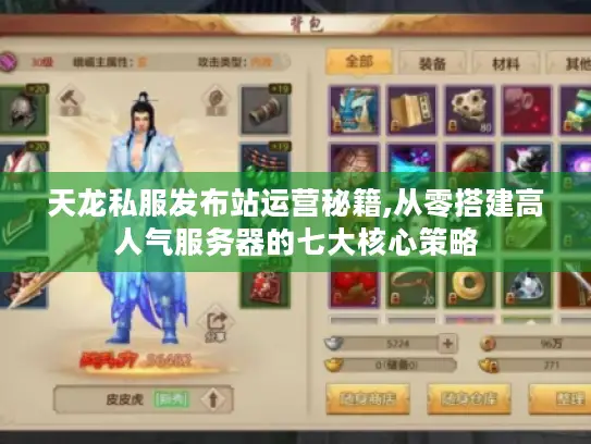 天龙私服发布站运营秘籍,从零搭建高人气服务器的七大核心策略