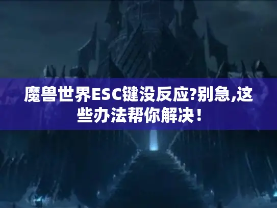 魔兽世界ESC键没反应?别急,这些办法帮你解决！