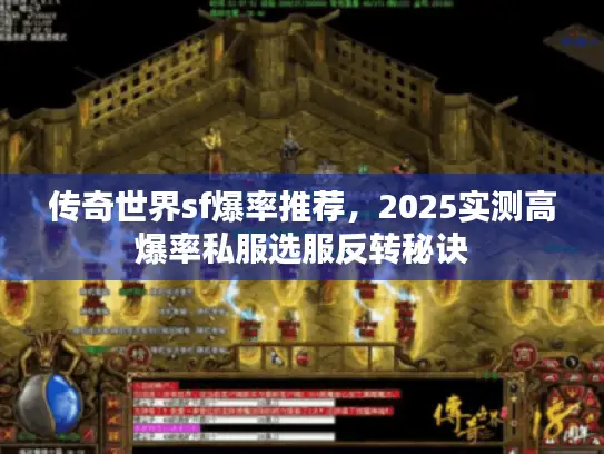 传奇世界sf爆率推荐，2025实测高爆率私服选服反转秘诀