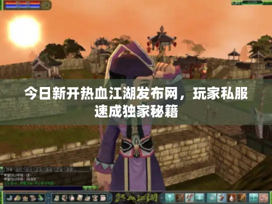 今日新开热血江湖发布网,玩家私服速成独家秘籍 今日新开热血江湖发布网,玩家私服速成独家秘籍