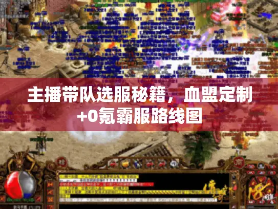 主播带队选服秘籍,血盟定制+0氪霸服路线图 主播带队选服秘籍,血盟定制+0氪霸服路线图