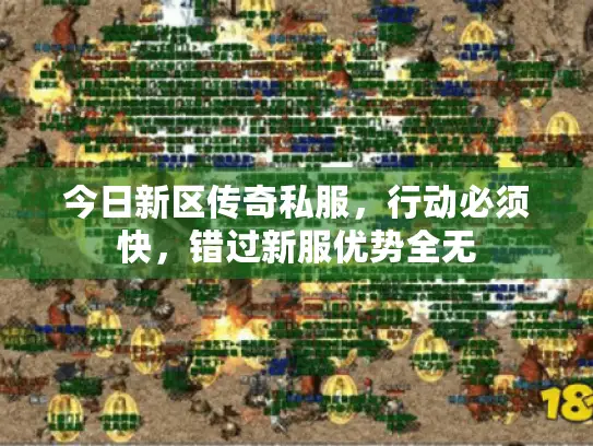今日新区传奇私服，行动必须快，错过新服优势全无