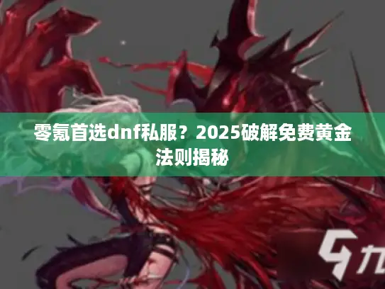 零氪首选dnf私服？2025破解免费黄金法则揭秘