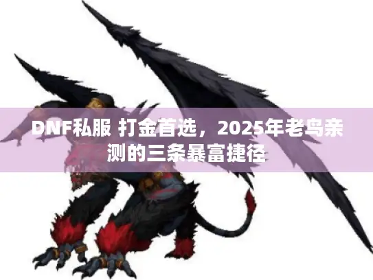 DNF私服 打金首选，2025年老鸟亲测的三条暴富捷径