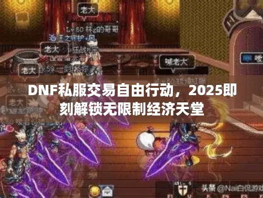 DNF私服交易自由行动，2025即刻解锁无限制经济天堂