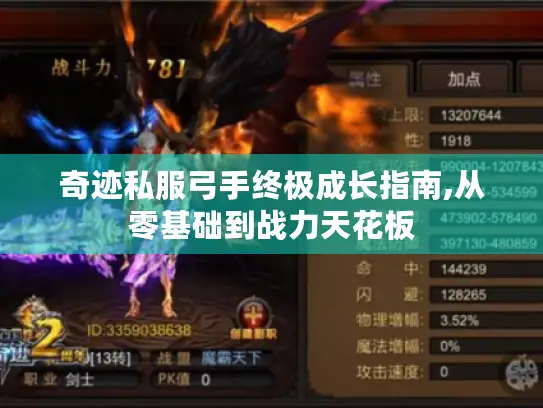 奇迹私服弓手终极成长指南,从零基础到战力天花板