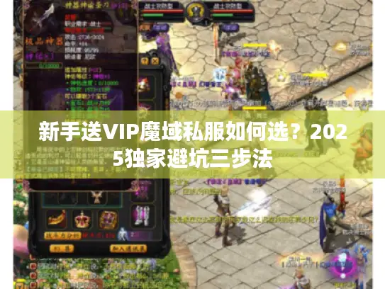 新手送VIP魔域私服如何选？2025独家避坑三步法
