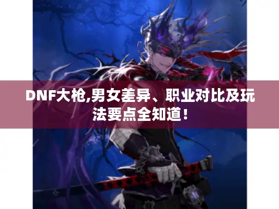 DNF大枪,男女差异、职业对比及玩法要点全知道！
