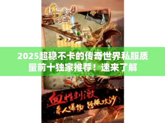 2025超稳不卡的传奇世界私服质量前十独家推荐！速来了解