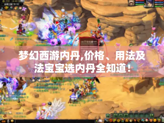 梦幻西游内丹,价格、用法及法宝宝选内丹全知道！