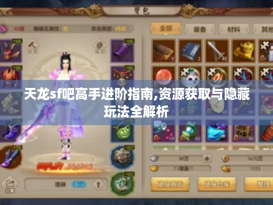 天龙sf吧高手进阶指南,资源获取与隐藏玩法全解析