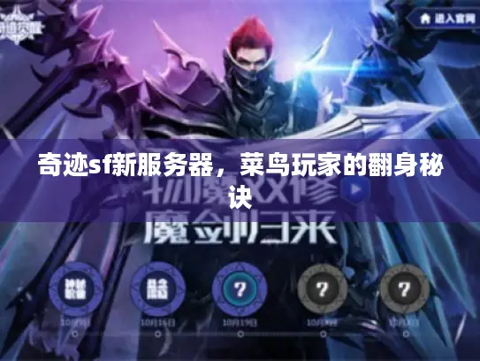 奇迹sf新服务器,菜鸟玩家的翻身秘诀 奇迹sf新服务器,菜鸟玩家的翻身秘诀