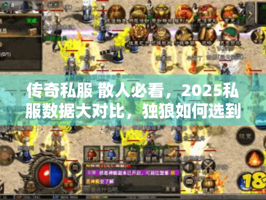 传奇私服 散人必看，2025私服数据大对比，独狼如何选到神级版本！
