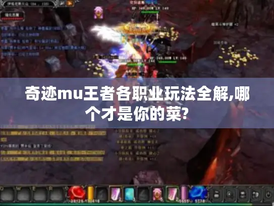 奇迹mu王者各职业玩法全解,哪个才是你的菜? 奇迹mu王者各职业玩法全解,哪个才是你的菜?