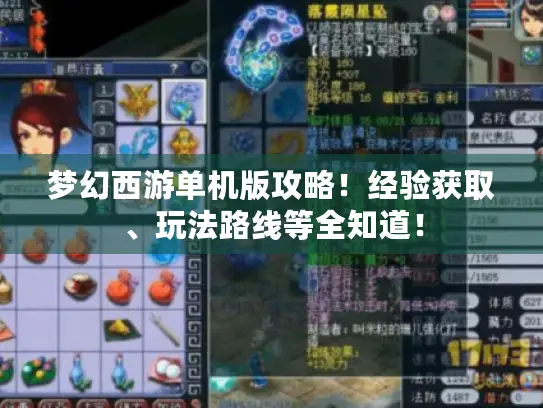 梦幻西游单机版攻略!经验获取、玩法路线等全知道! 梦幻西游单机版攻略!经验获取、玩法路线等全知道!