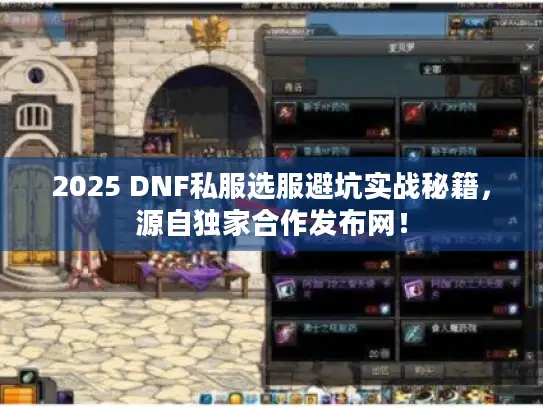 2025 DNF私服选服避坑实战秘籍，源自独家合作发布网！