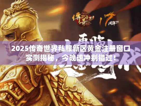 2025传奇世界私服新区黄金注册窗口实测揭秘，今晚速冲别错过！