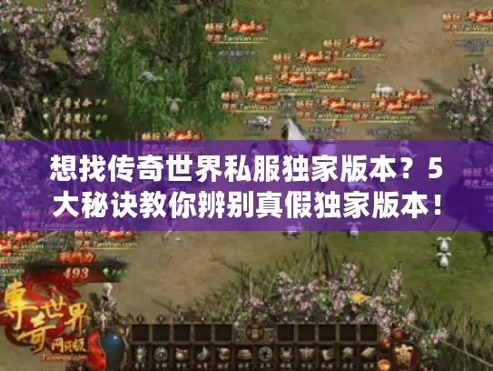 想找传奇世界私服独家版本？5大秘诀教你辨别真假独家版本！