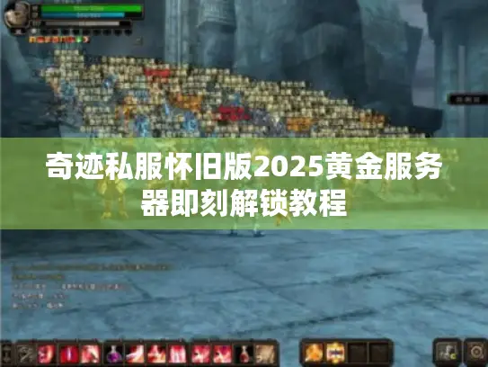 奇迹私服怀旧版2025黄金服务器即刻解锁教程