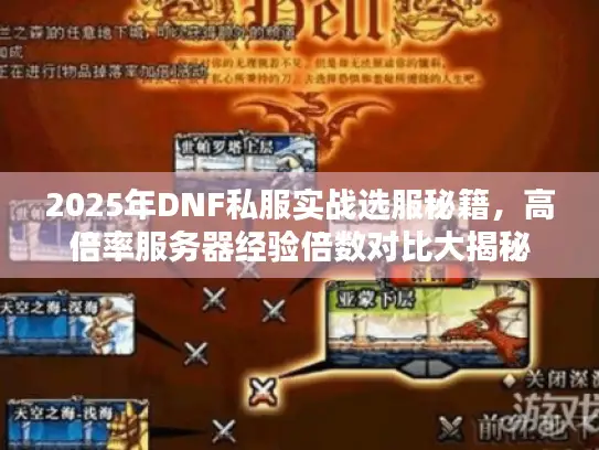 2025年DNF私服实战选服秘籍，高倍率服务器经验倍数对比大揭秘
