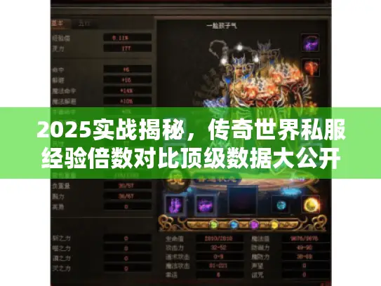 2025实战揭秘,传奇世界私服经验倍数对比顶级数据大公开 2025实战揭秘,传奇世界私服经验倍数对比顶级数据大公开