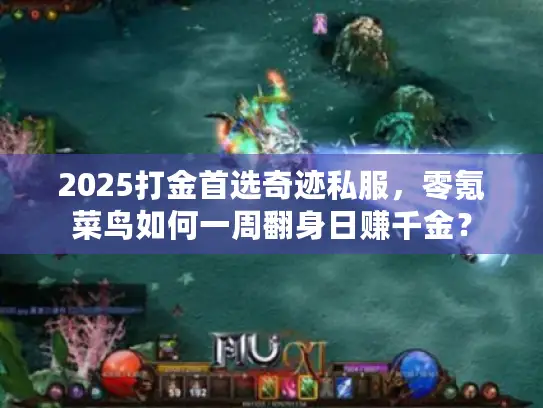 2025打金首选奇迹私服，零氪菜鸟如何一周翻身日赚千金？