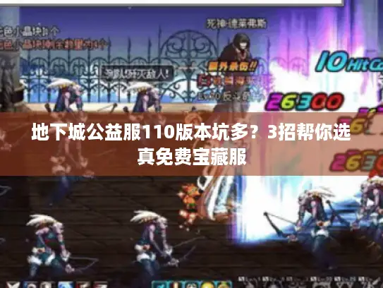 地下城公益服110版本坑多？3招帮你选真免费宝藏服