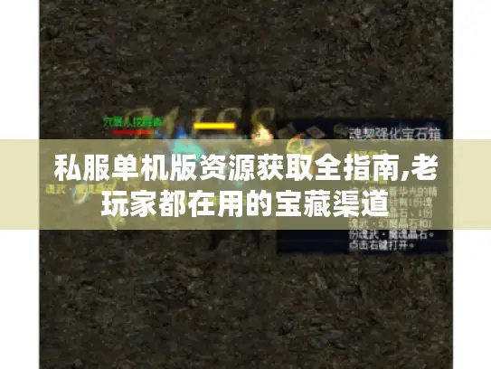 私服单机版资源获取全指南,老玩家都在用的宝藏渠道