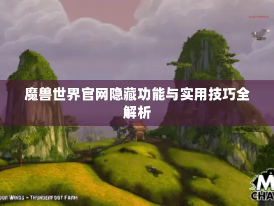 魔兽世界官网隐藏功能与实用技巧全解析