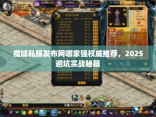 魔域私服发布网哪家强权威推荐,2025避坑实战秘籍 魔域私服发布网哪家强权威推荐,2025避坑实战秘籍