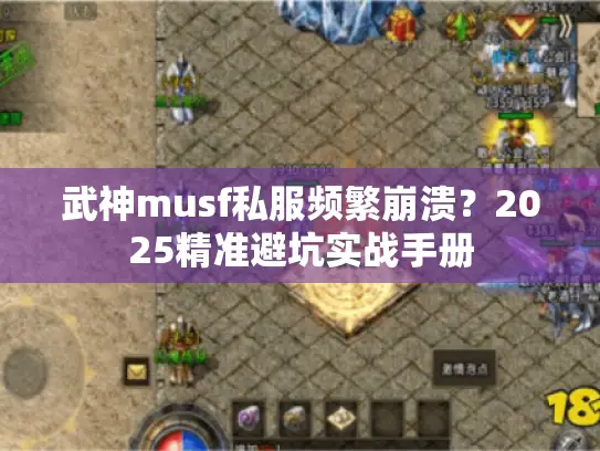 武神musf私服频繁崩溃？2025精准避坑实战手册
