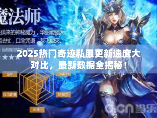 2025热门奇迹私服更新速度大对比，最新数据全揭秘！