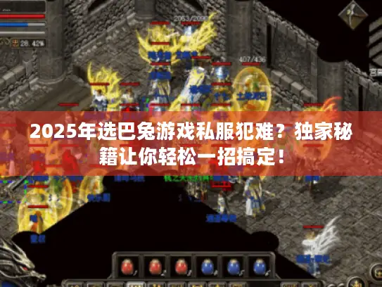 2025年选巴兔游戏私服犯难？独家秘籍让你轻松一招搞定！