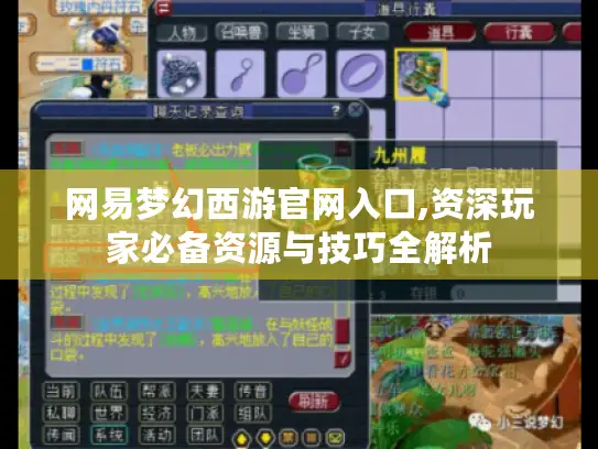 网易梦幻西游官网入口,资深玩家必备资源与技巧全解析