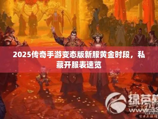 2025传奇手游变态版新服黄金时段，私藏开服表速览