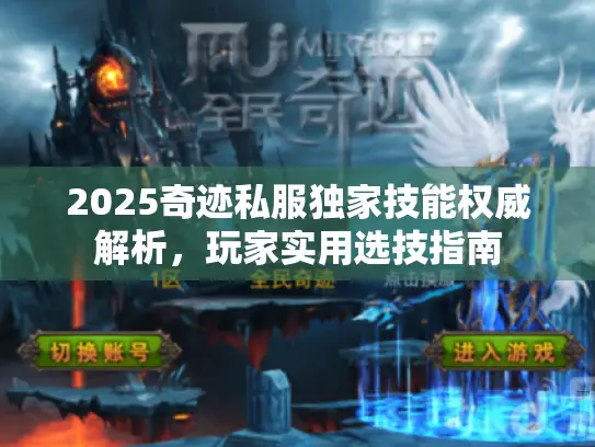2025奇迹私服独家技能权威解析，玩家实用选技指南