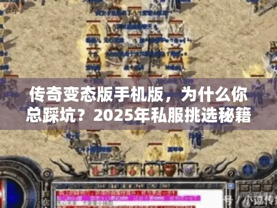 传奇变态版手机版，为什么你总踩坑？2025年私服挑选秘籍