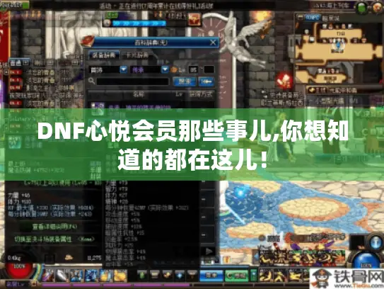 DNF心悦会员那些事儿,你想知道的都在这儿！
