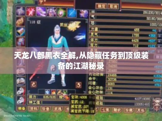 天龙八部黑衣全解,从隐藏任务到顶级装备的江湖秘录
